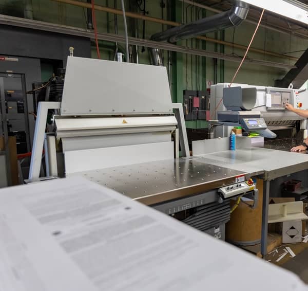 Large format printing department at Philly Printing's Pennsylvania facility