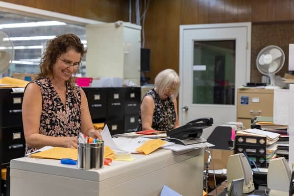 Print production team at work in Philly Printing's state-of-the-art facility